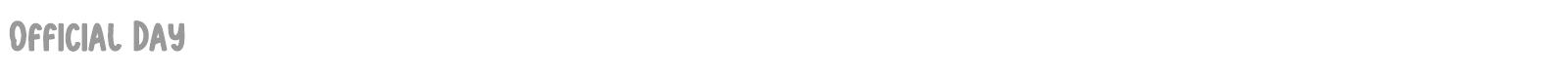 Official Day font preview